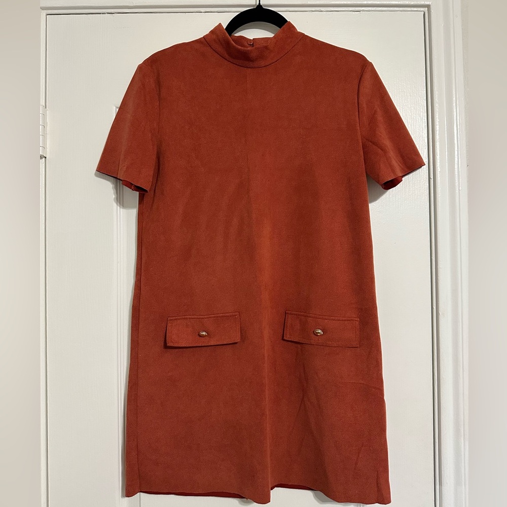 Zara Terracotta Mini Dress
